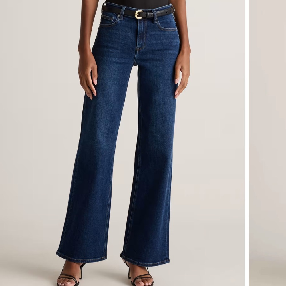 Quince Bella stretch wide leg Jean
